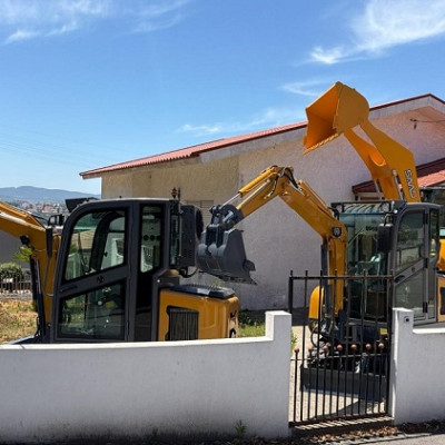 Portugal Customer Case: SAAO Mini Excavator & Wheel Loader for Small Construction Projects